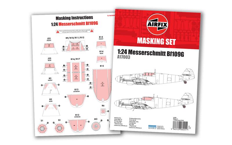 Airfix A65009 1:24 Messerschmitt Bf-109G-5/G-6 Masking Set