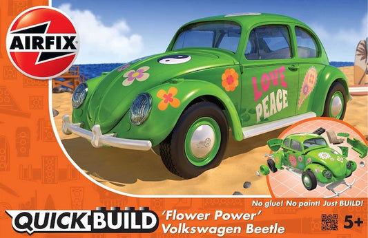 Airfix J6031 VW Beetle Flower Power QUICK BUILD