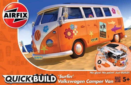 Airfix J6032 VW Camper Van Surfin' QUICK BUILD