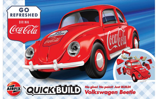 Airfix J6048 VW Beetle Coca-Cola QUICK BUILD