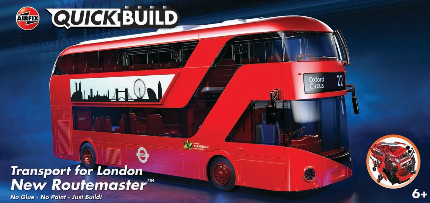 Airfix J6050  Routemaster Bus QUICK BUILD