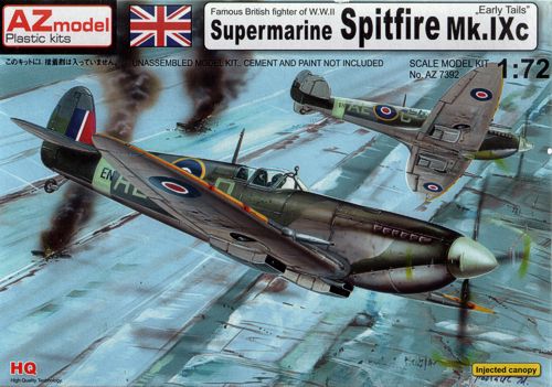 AZ Model AZ7392 1:72 Supermarine Spitfire Mk.IXc Early Tailed Version