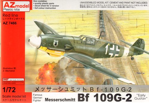 AZ Model AZ7466 1:72 Messerschmitt Bf-109G-2 'Early Gustav'