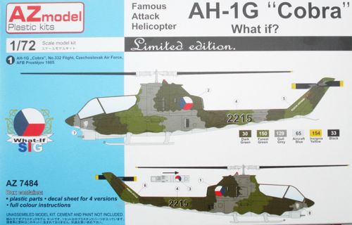 AZ Model AZ7484 1:72 Bell AH-1G Cobra 'What If' Finland, Cechoslovakia, Hungary and Sweden