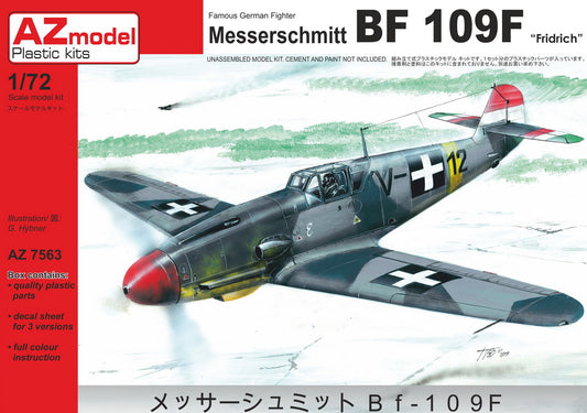 AZ Model AZ7563 1:72 Messerschmitt Bf-109F-4 Hungarian AF