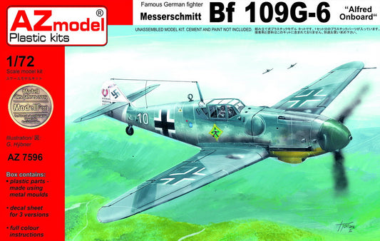 AZ Model AZ 7596 1:72 Messerschmitt Bf-109G-6 'Alfred on-board'