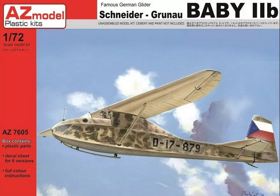 AZ Model AZ7605 1:72 Schneider/Grunau Baby IIb