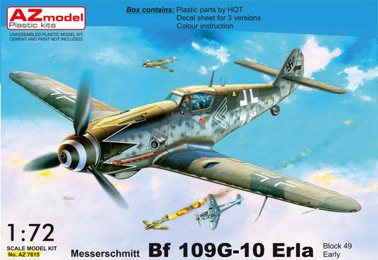 AZ Model AZ 7615 1:72 Messerschmitt Bf-109G-10 Erla 'Block 49 Early'