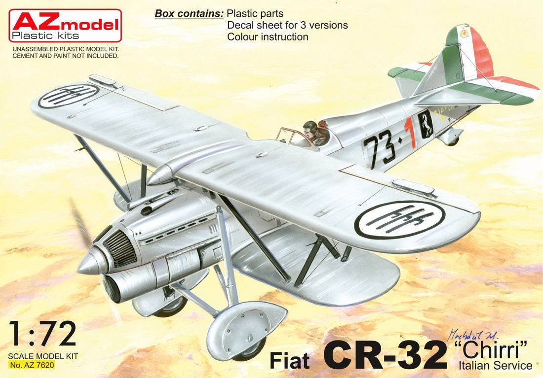 AZ Model AZ7620 1:72 Fiat CR-32 Chirri 'Italian Service'