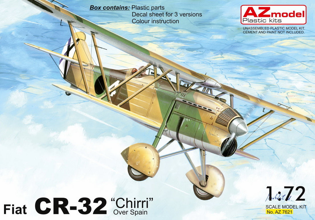 AZ Model AZ7621 1:72 Fiat CR-32 Chirri 'Over Spain'