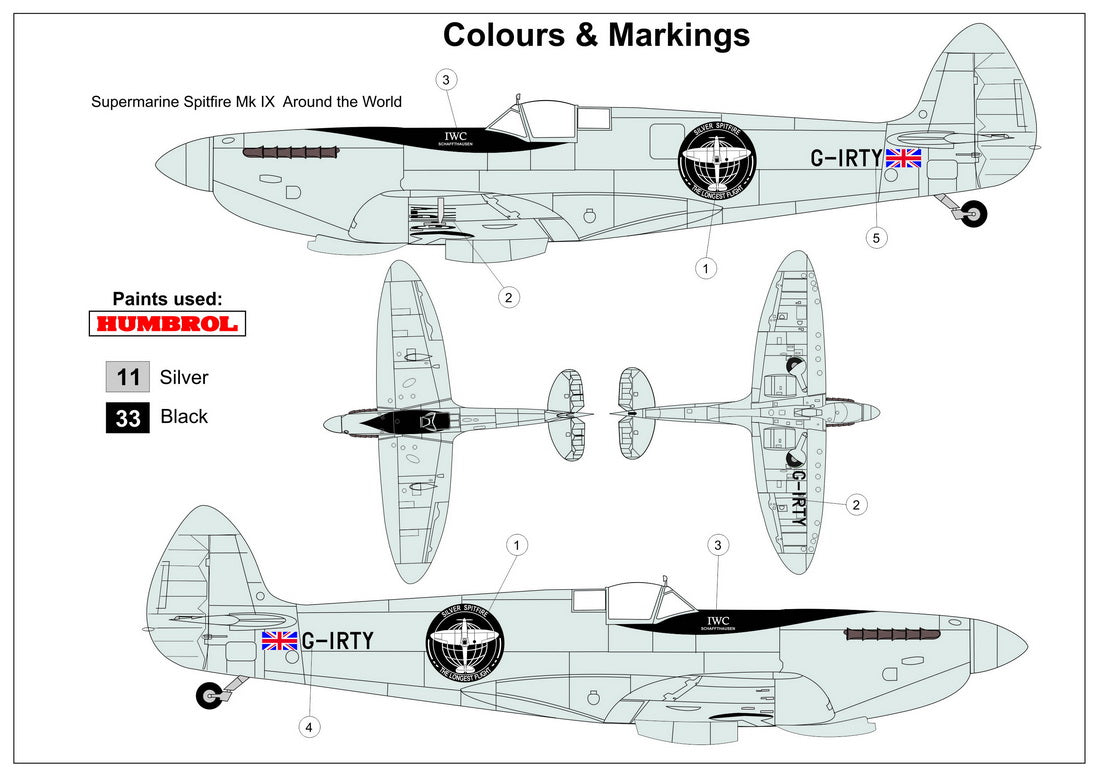 AZ Model AZ 7634 1:72 Supermarine Spitfire Mk.IX 'The Longest Flight'