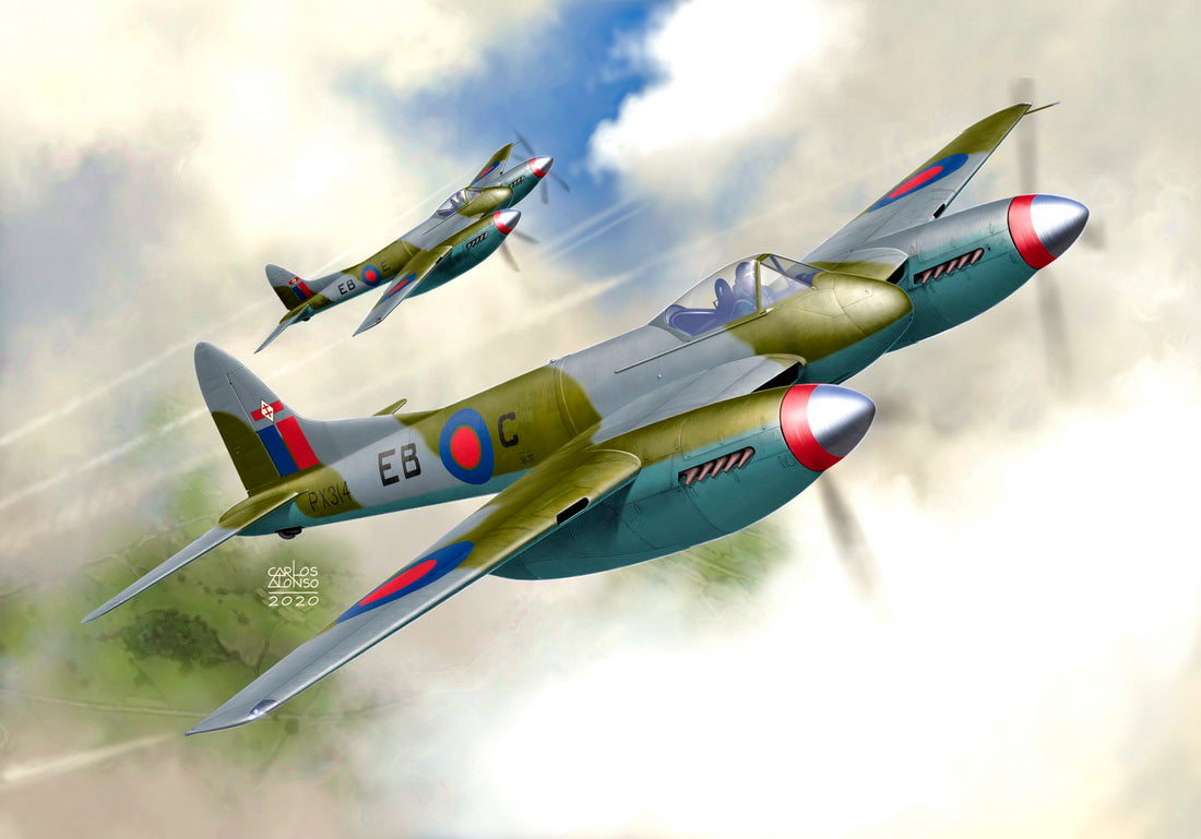 AZ Model AZM7653 1:72 de Havilland DH-103 Hornet F Mk.3