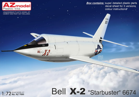 AZ Model AZ7680 1:72 Bell X-2 Starbuster No.6674 New Mould