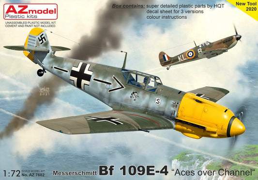 AZ Model AZ7682 1:72 Messerschmitt Bf-109E-4 'Aces over the Channel'