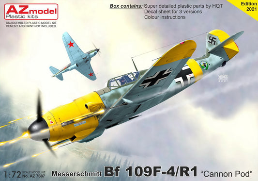 AZ Model AZ7687 1:72 Messerschmitt Bf-109F-4/R1 'Cannon Pod' Filter