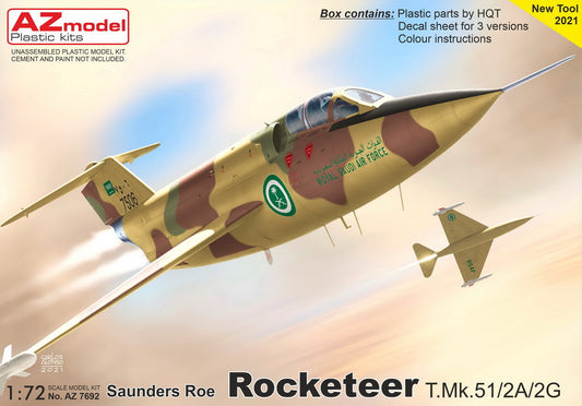 AZ Model AZ7692 1:72 Saunders-Roe SR.53T-1 'Rocketeer Trainer International'