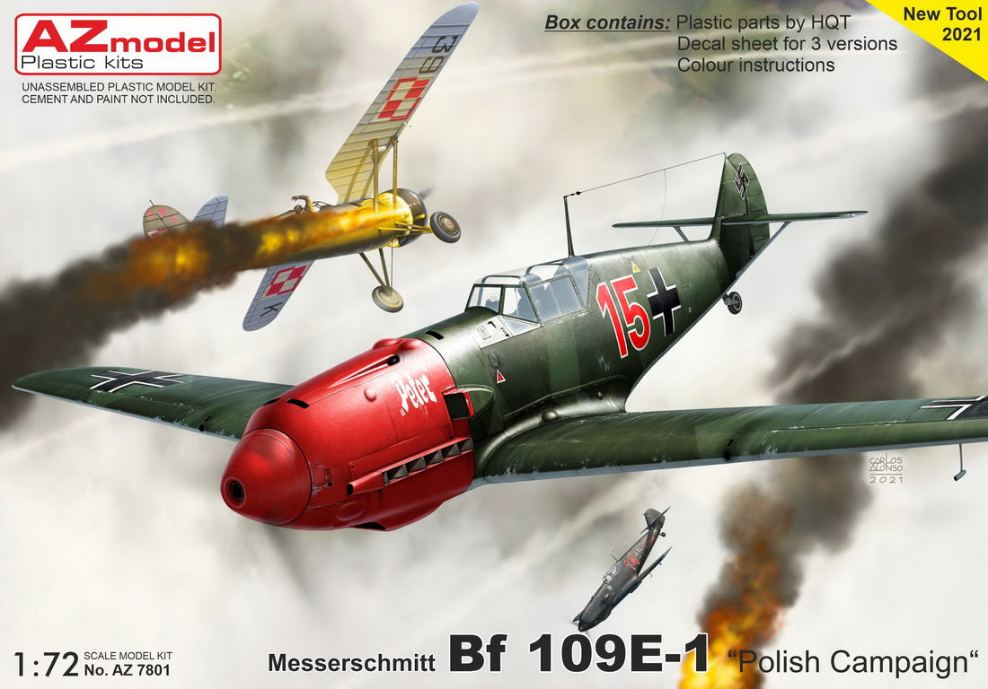 AZ Model AZ7801 1:72 Messerschmitt Bf-109E-1 'Polish Campaign'