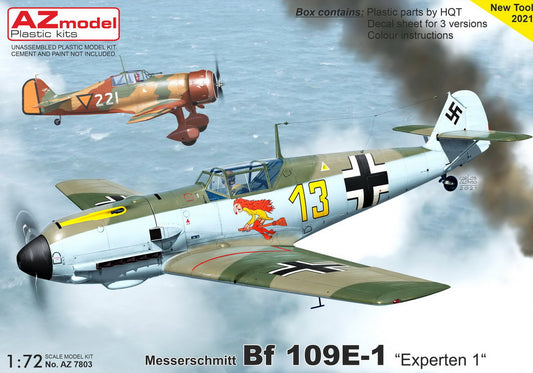 AZ Model AZ7803 1:72 Messerschmitt Bf-109E-1 'Experten 1'