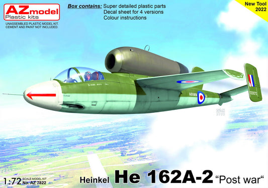 AZ Model AZ7822 1:72 Heinkel He-162A-2 'Post-War'