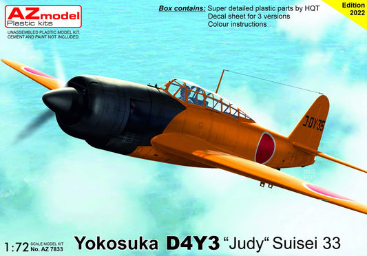 AZ Model AZ7833 1:72 Yokosuka D4Y3 'Judy' Suisei 33