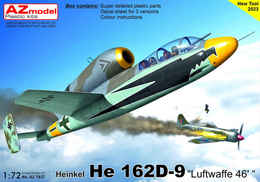 AZ Model AZ7837 1:72 Heinkel He-162D-9 'Luftwaffe '46'