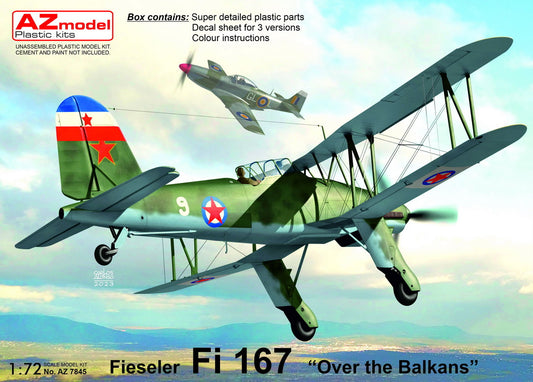 AZ Model AZ 7845 1:72 Fieseler Fi167 Over The Balkans