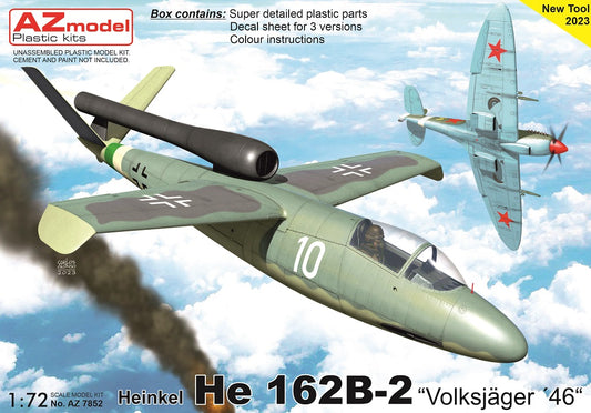 AZ Model AZ 7852 1:72 Heinkel He 162B-2 'VolksjÃ¤ger 46'