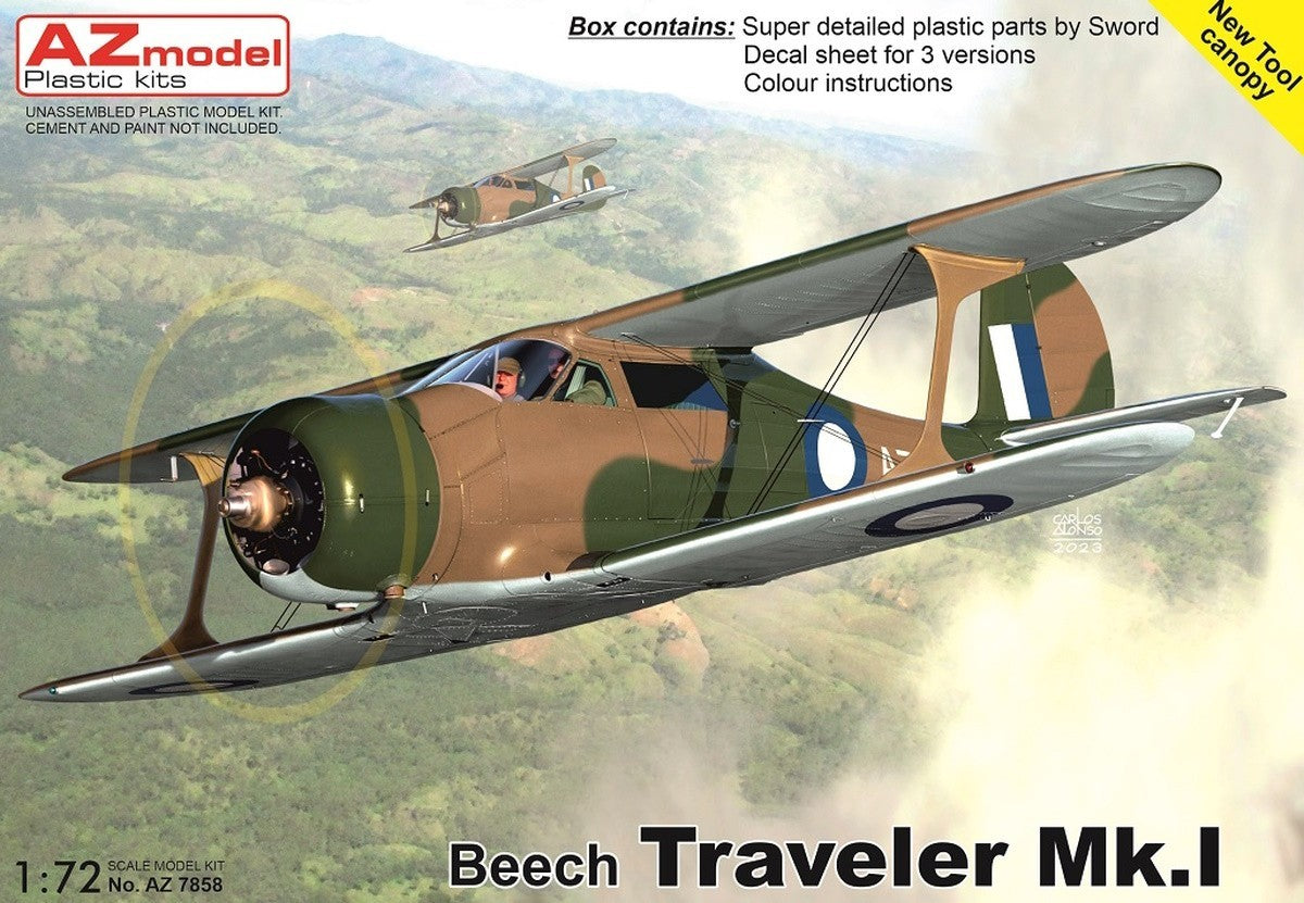 AZ Model AZ 7858 1:72 Beech Traveller Mk.I