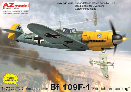 AZ Model AZ 7859 1:72 Messerschmitt Bf-109F-1 'Fridrich'