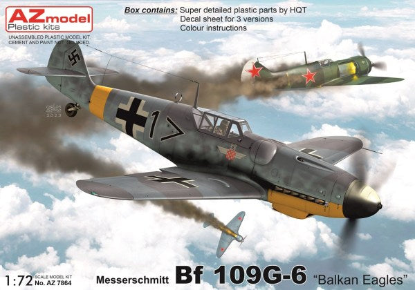 AZ Model AZ 7864 1:72 Messerschmitt Bf-109G-6 'Balkan Eagles'