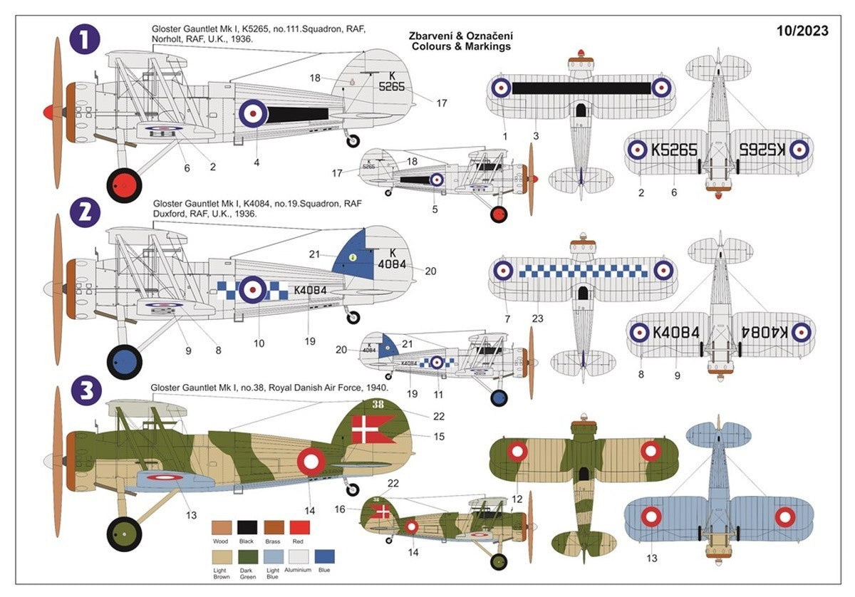 AZ Model AZ 7866 1:72 Gloster Gauntlet Mk.I