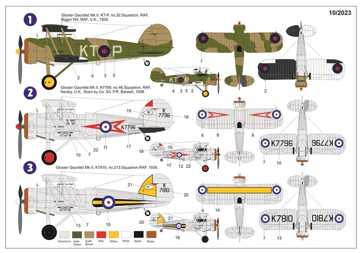 AZ Model AZ 7867 1:72 Gloster Gauntlet Mk.II RAF