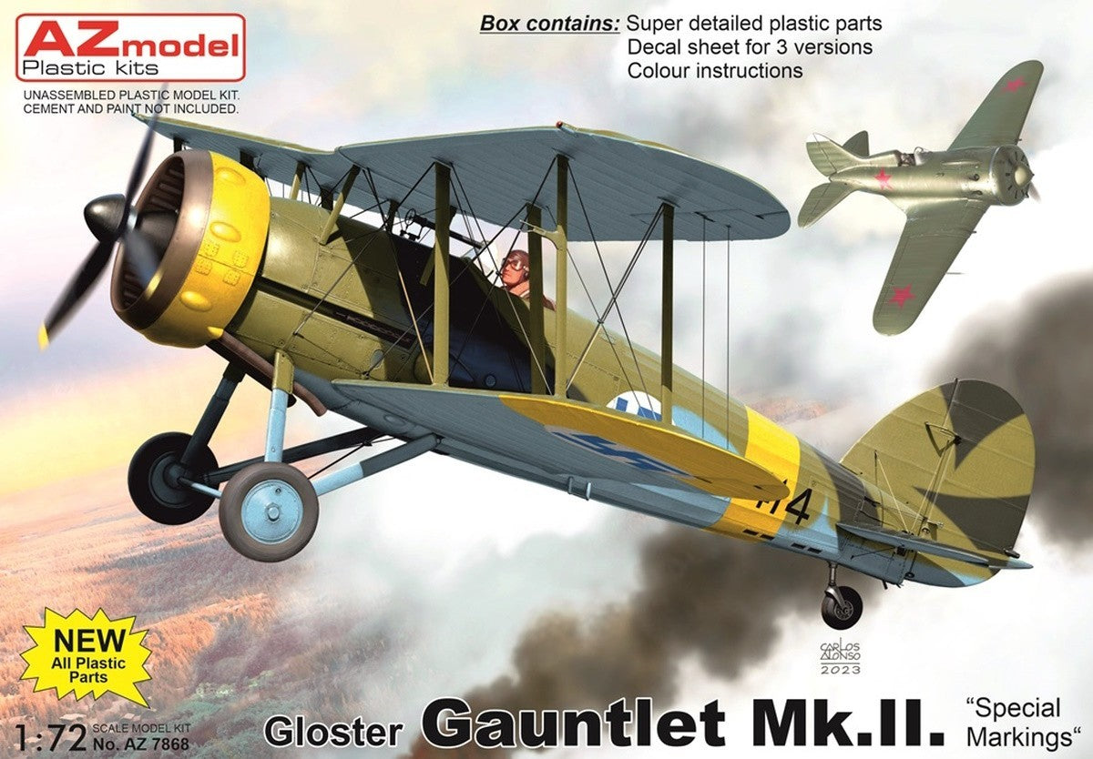 AZ Model AZ 7868 1:72 Gloster Gauntlet Mk.II Special Markings