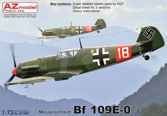 AZ Model AZ 7869 1:72 Messerschmitt Bf-109E-0 'First Emils'