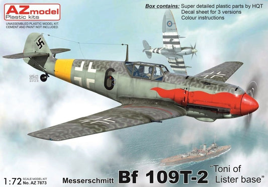 AZ Model AZ 7873 1:72 Messerschmitt Bf-109T-2 'Toni of Lister base'