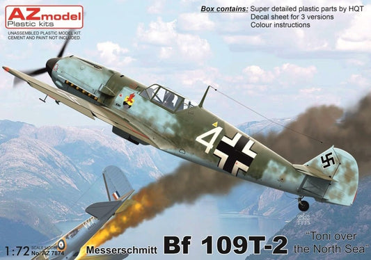 AZ Model AZ 7874 1:72 Messerschmitt Bf-109T-2 'Toni over the North Sea'