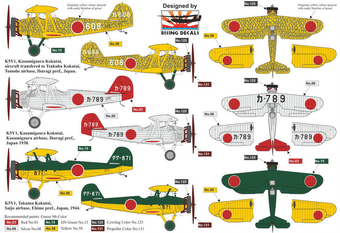 AZ Model AZ 7881 1:72 Yokosuka K5Y1 'Willow' re-release, ex-Valom, new decals