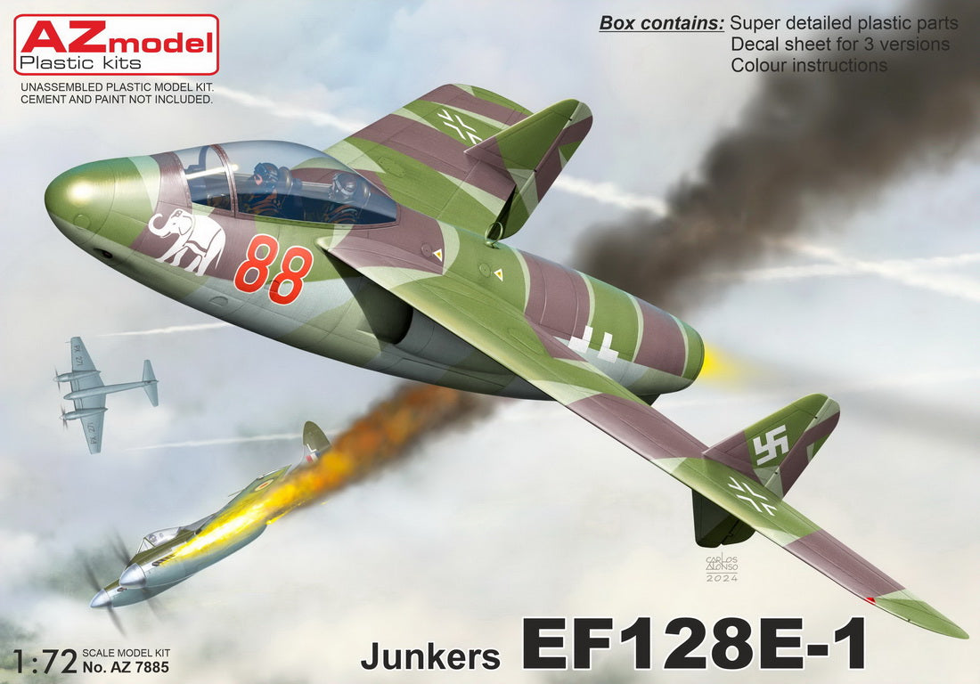 AZ Model AZ 7885 1:72 Junkers EF-128E-1 'Luftwaffe, Japan' re-release, new decals