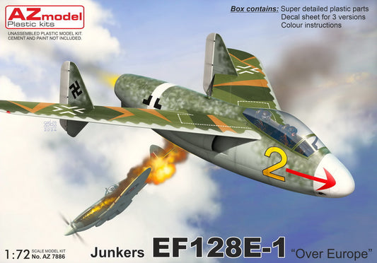 AZ Model AZ 7886 1:72 Junkers EF-128E-1 'Over Europe 1946' re-release, new decals