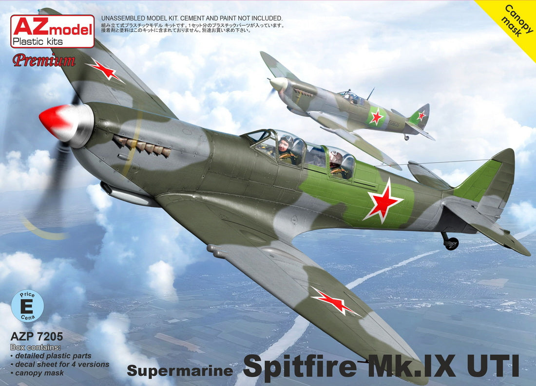 AZ Model AZP7205 1:72 Supermarine Spitfire Mk.IX UTI 'Soviet Air Force' (Premium Edition)