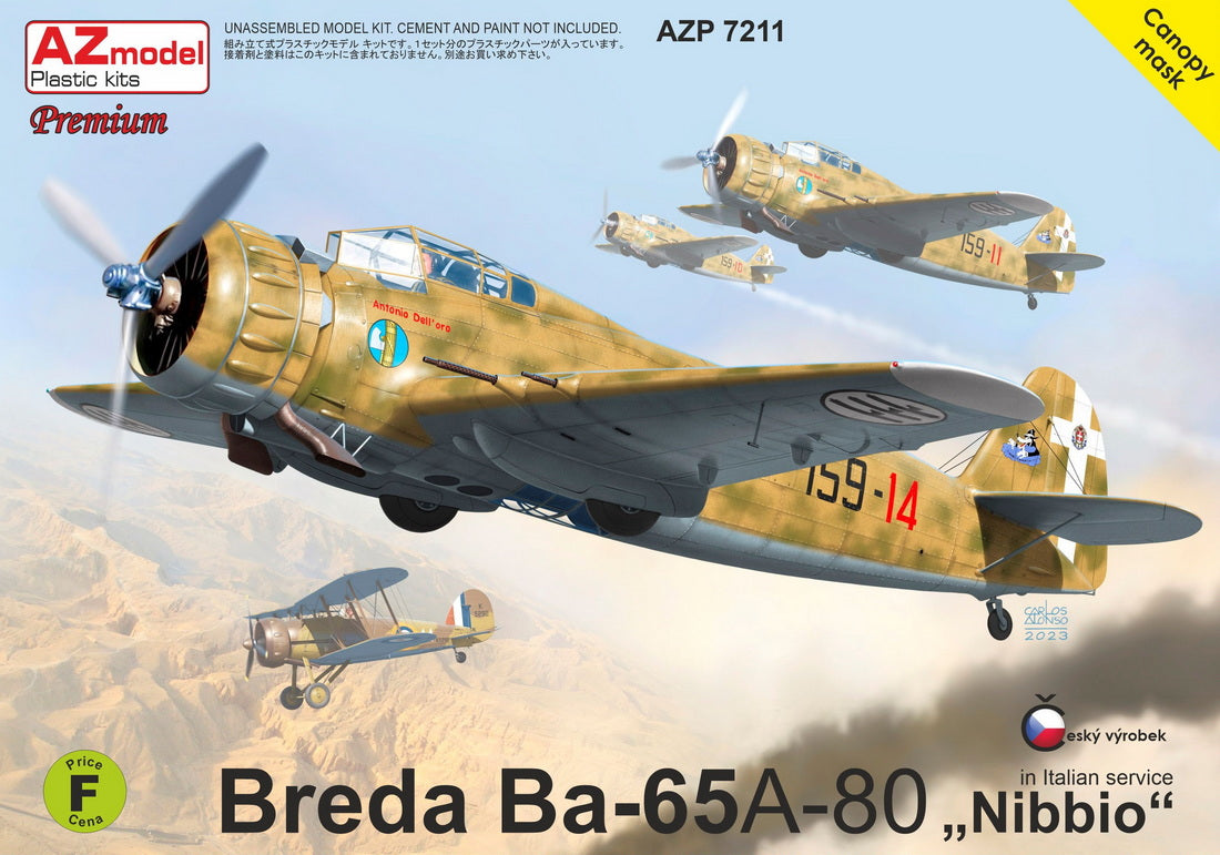 AZ Model AZP7211 1:72 Breda Ba-60A-80 'Nibbio'