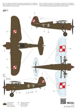 Azur 112 1:72 PZL P.11c 'First Shots'