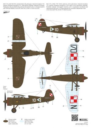 Azur 112 1:72 PZL P.11c 'First Shots'