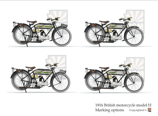 Copper State Models B35-001 1:35 British Motorcycle Triumph Model H (3D-Printed)