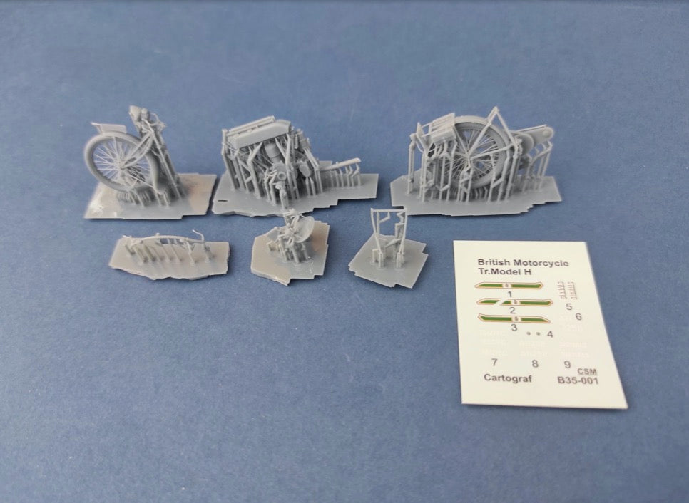 Copper State Models B35-001 1:35 British Motorcycle Triumph Model H (3D-Printed)