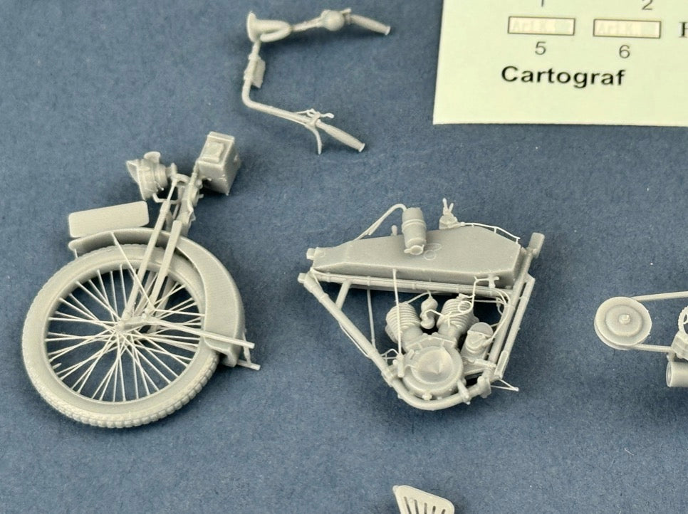Copper State Models B35-002 1:35 Wanderer 4PS 1916 Heeresmdell Motorcycle (3D-Printed)