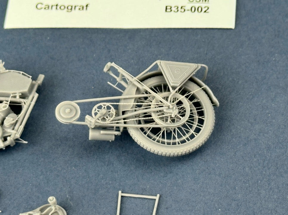 Copper State Models B35-002 1:35 Wanderer 4PS 1916 Heeresmdell Motorcycle (3D-Printed)