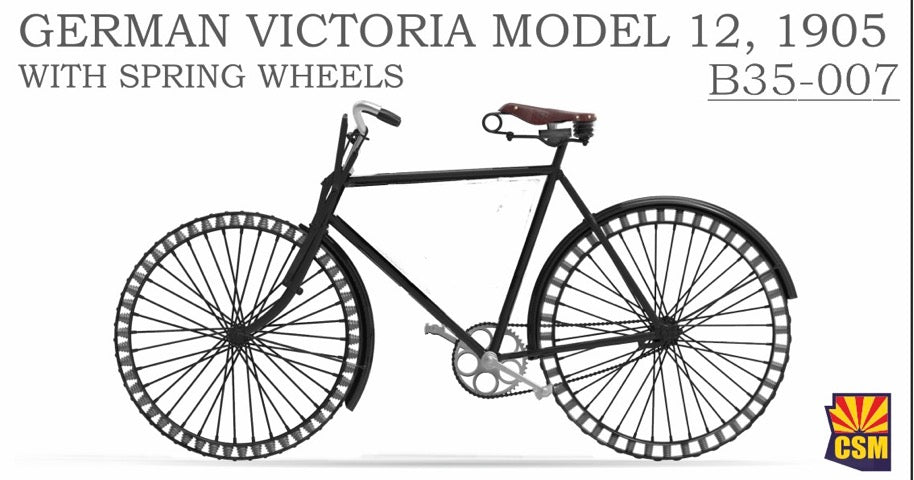 Copper State Models B35-007 1:35 German bicycle with spring wheels
