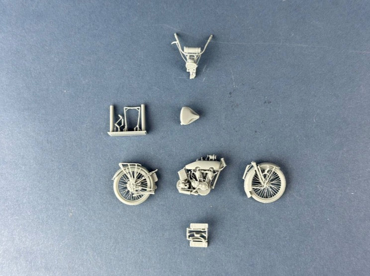 Copper State Models B35-011 1:35 US Model J Military Motorcycle 1916–1918