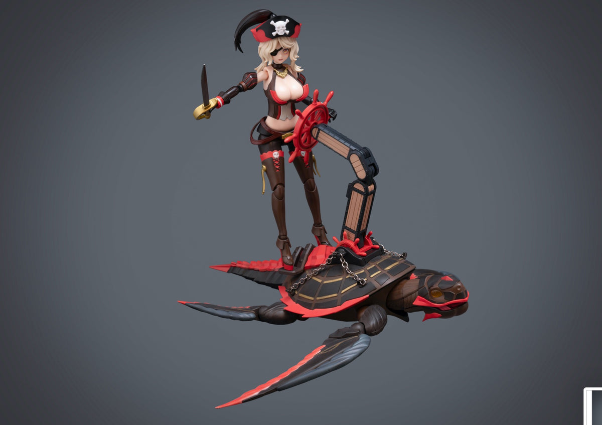 Border Model BA-003 1:12 Pirate Captain Queen Anne